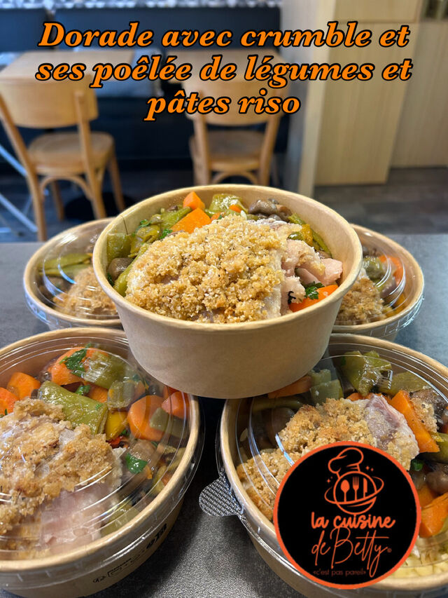 Dorade avec Crumble