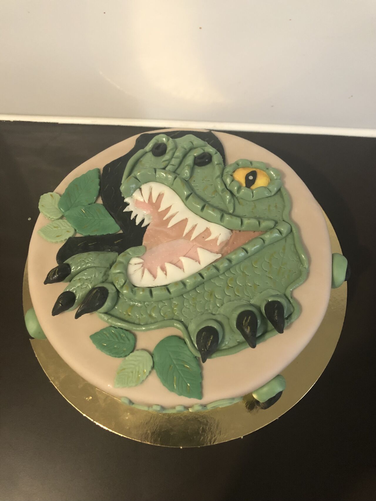 cake design dinosaure 