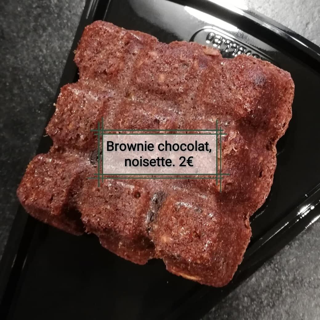 Dessert du 03 juillet 2021
Brownie chocolat noisette