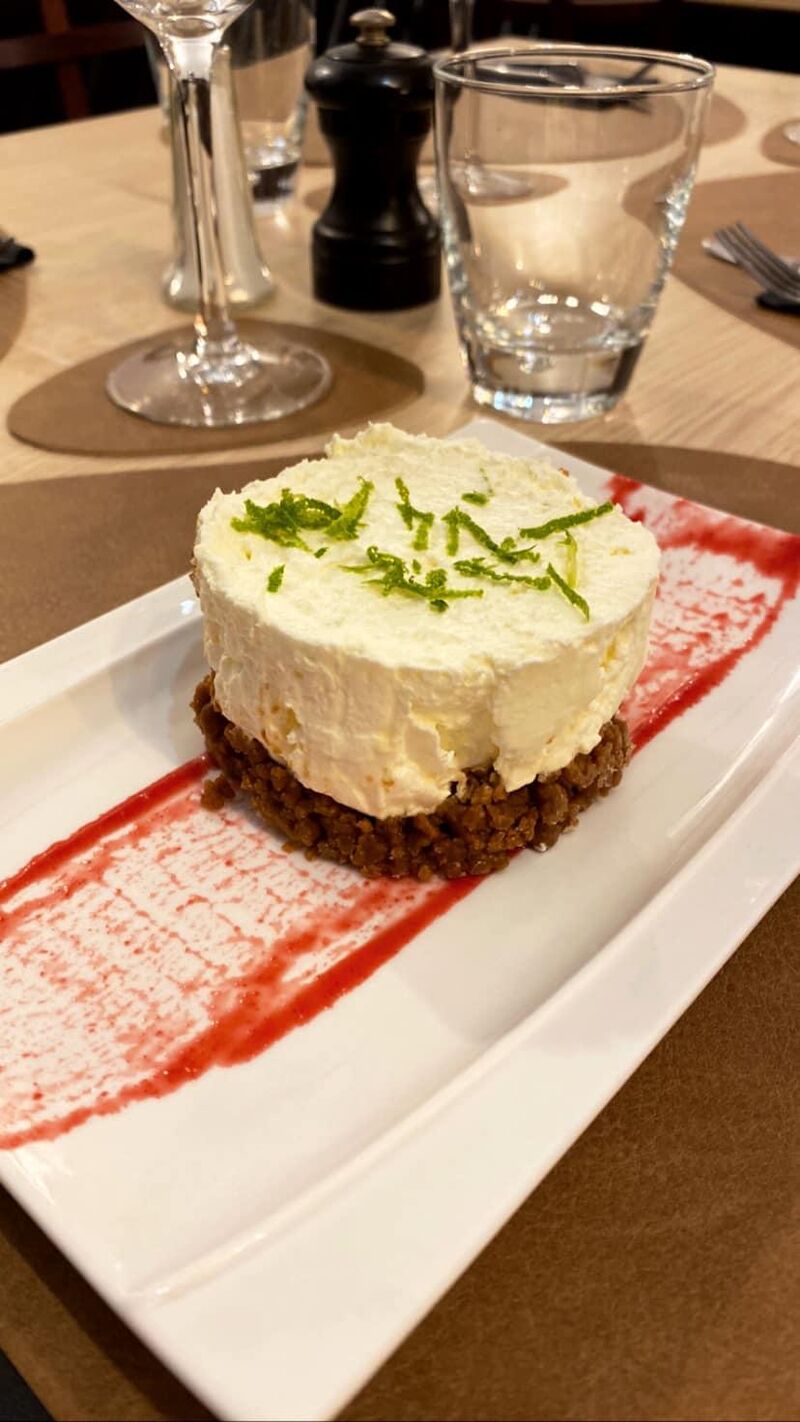 Cheesecake citron vert