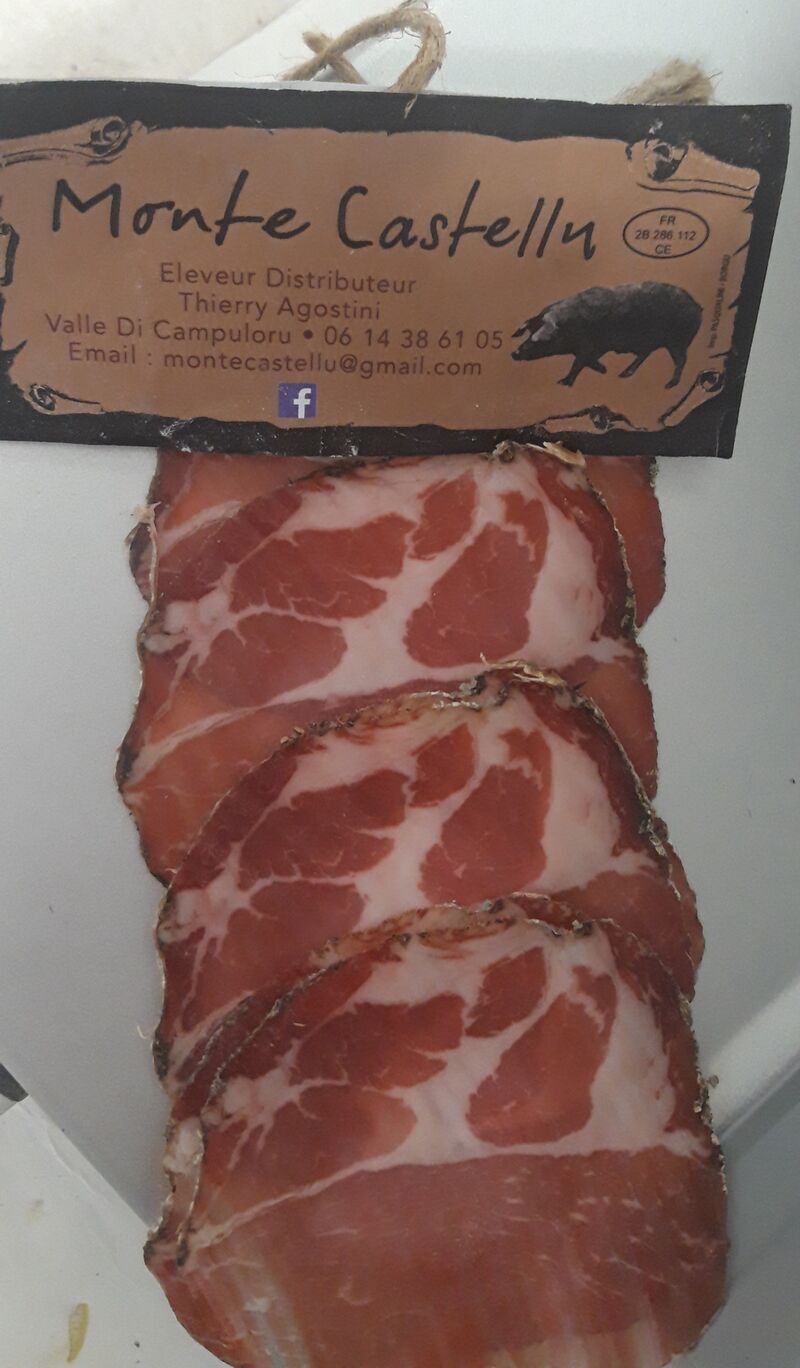 Coppa 100 % nustrale venant directement du producteur