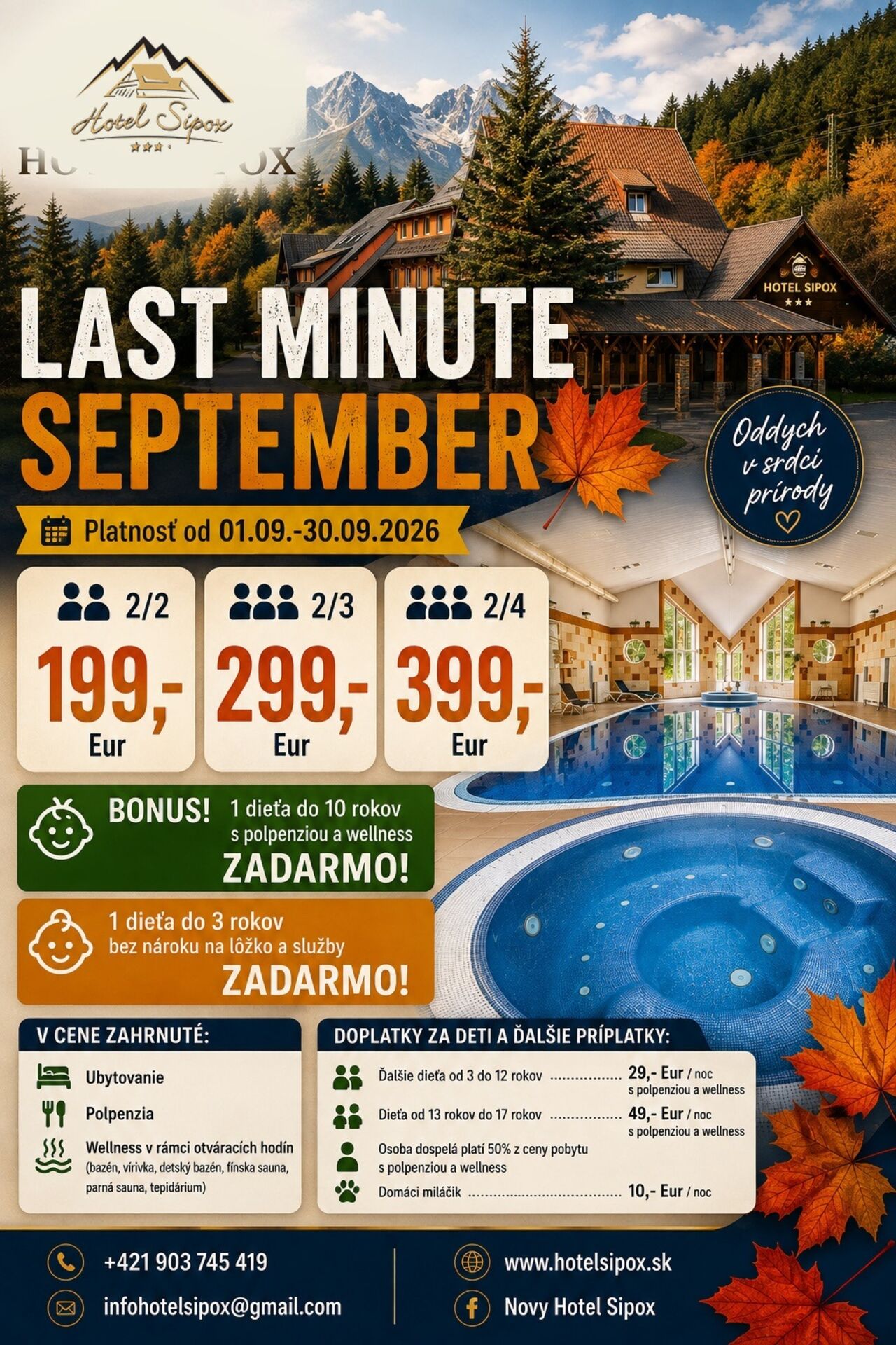 SEPTEMBER - LAST MINUTE