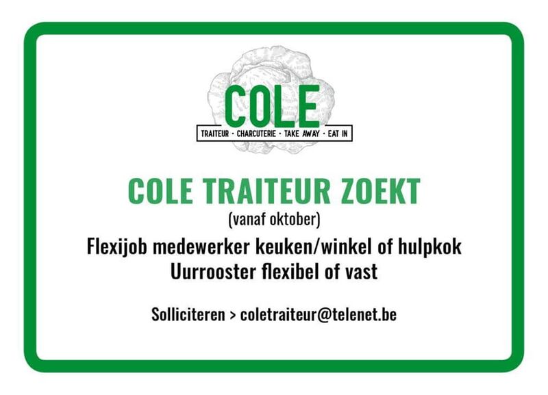 Wij zoeken nog versterking vanaf oktober! 