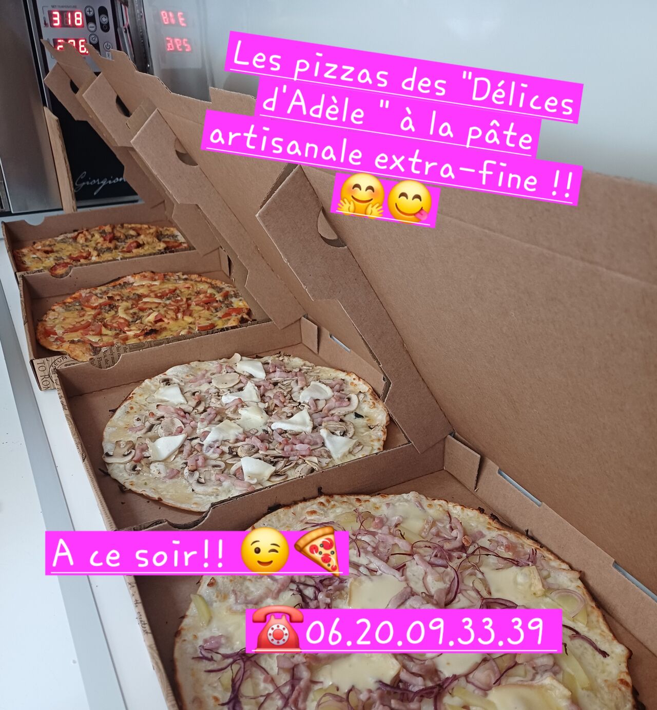 Les pizzas du camion... 😋🍕