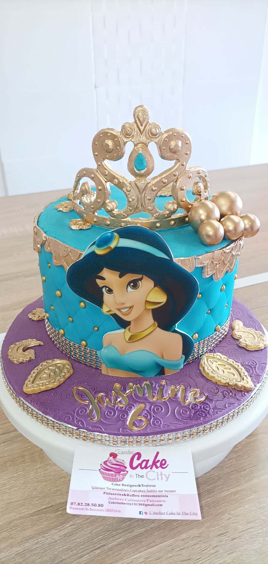 Gâteau Princesse Jasmine