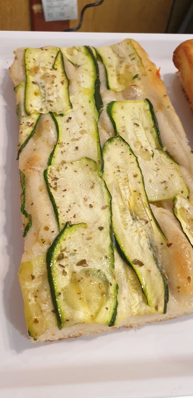Focaccia con Zucchine