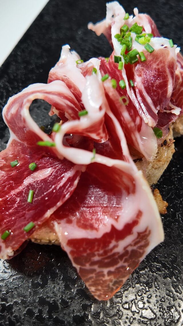 // Iberian Ham Toast //