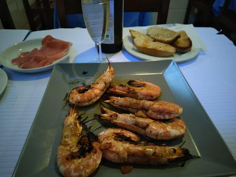 camarão grelhado