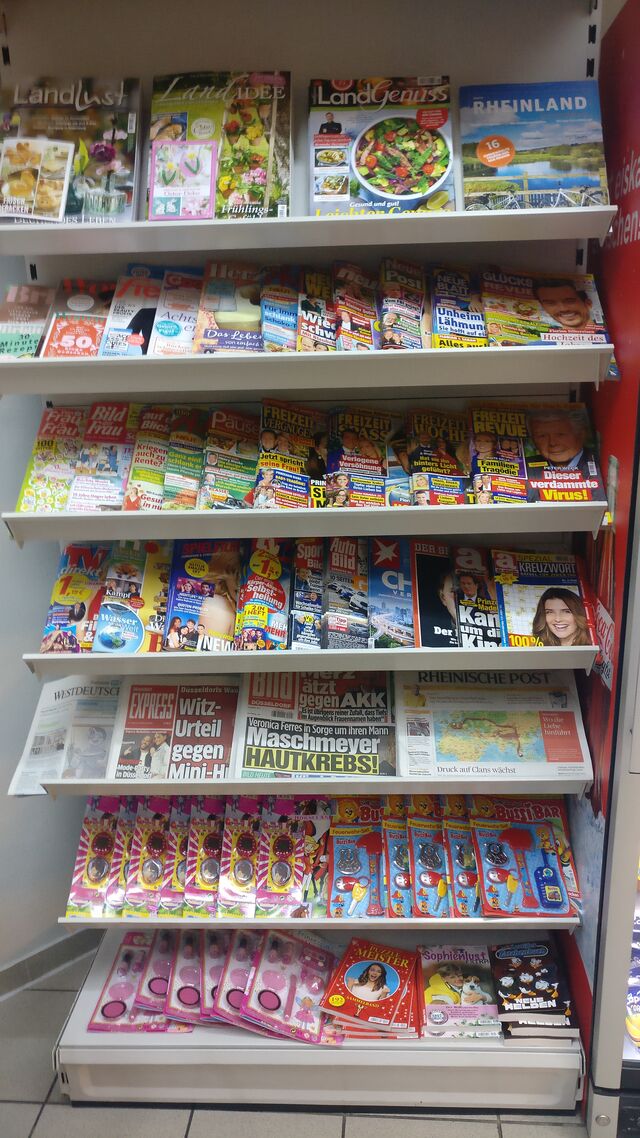 Auswahl an Zeitungen