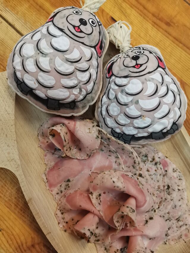 velikonoční šunka z medvědím česnekem