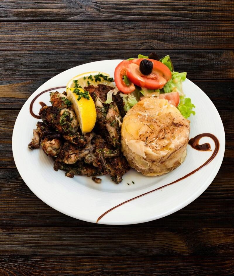 Grenouilles & gratin dauphinois