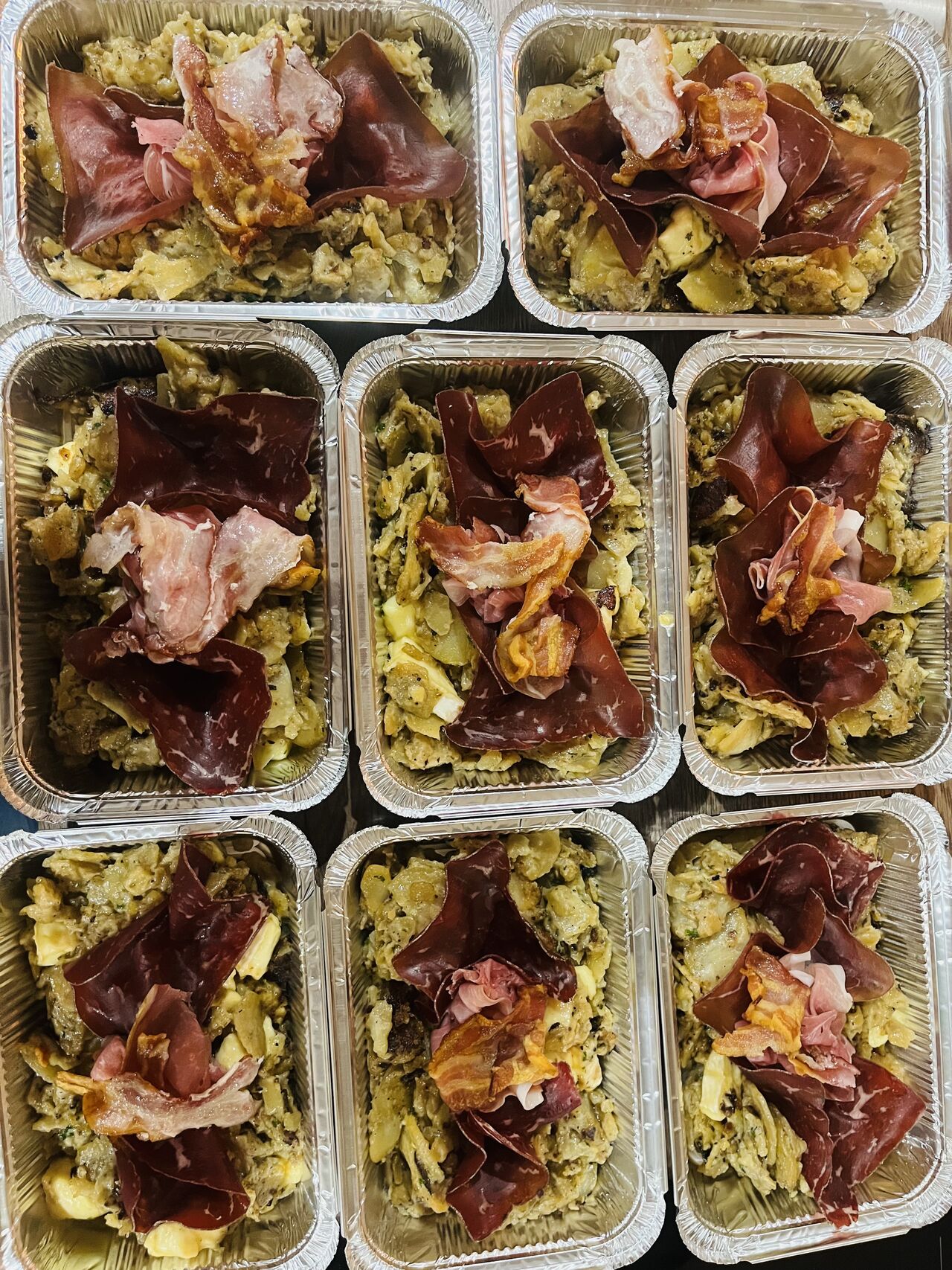 Truffade Viandes de Grisons & Lard fumés 