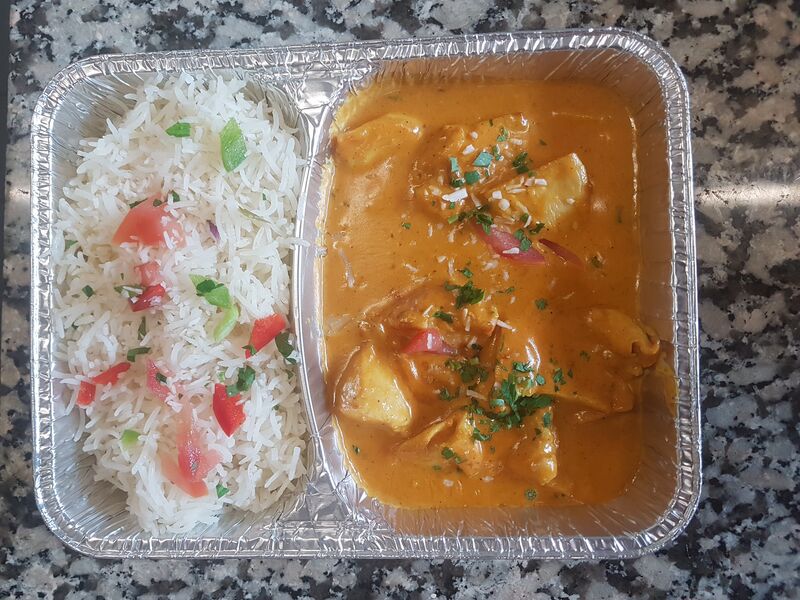 Chicken Curry mit Basmati reis5