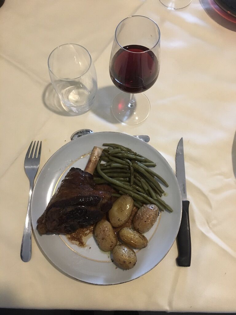 Souris d'agneau confite et petits légumes de Madame Bernard