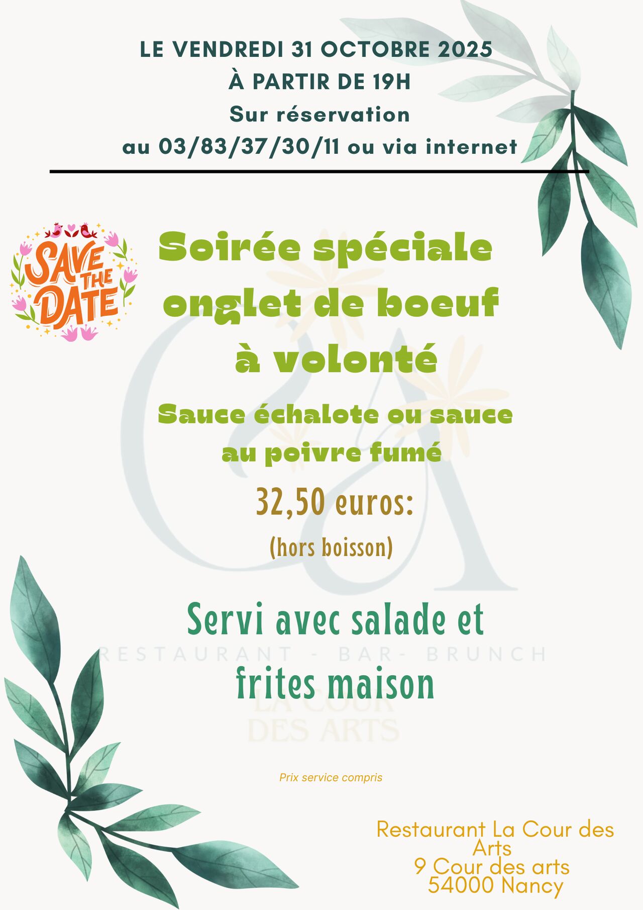 Soirée Onglet à volonté