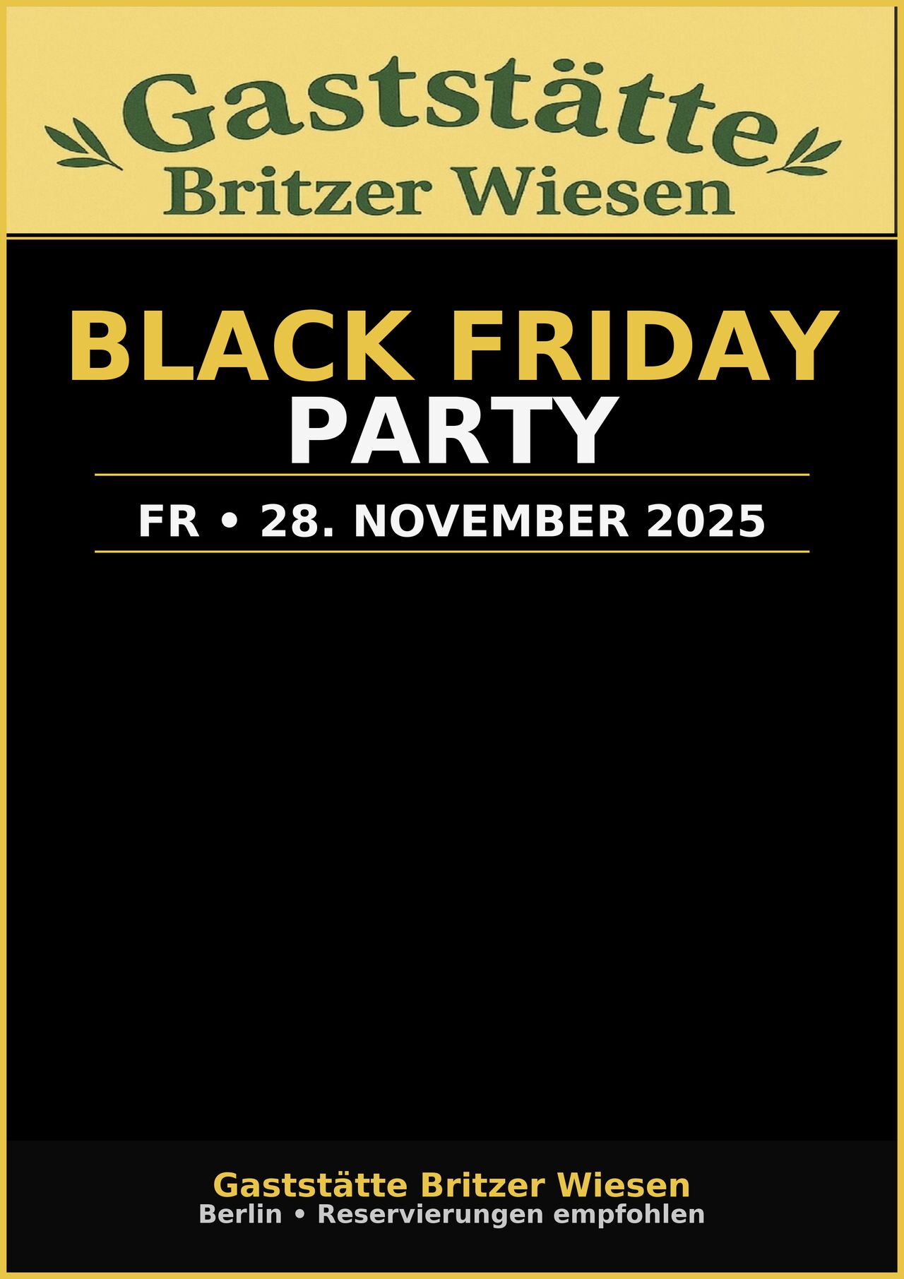 Black Friday 28.11.2025