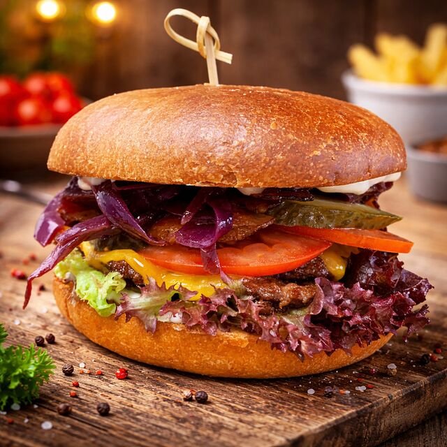 BURGER MENU: Hovädzí poctivec