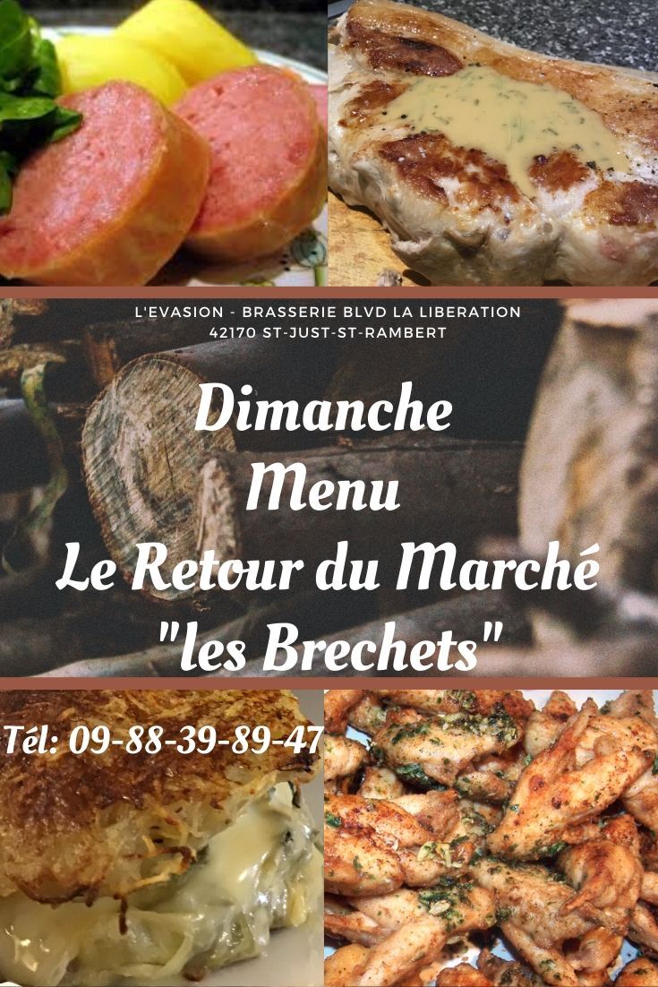 Dimanche le retour du marché