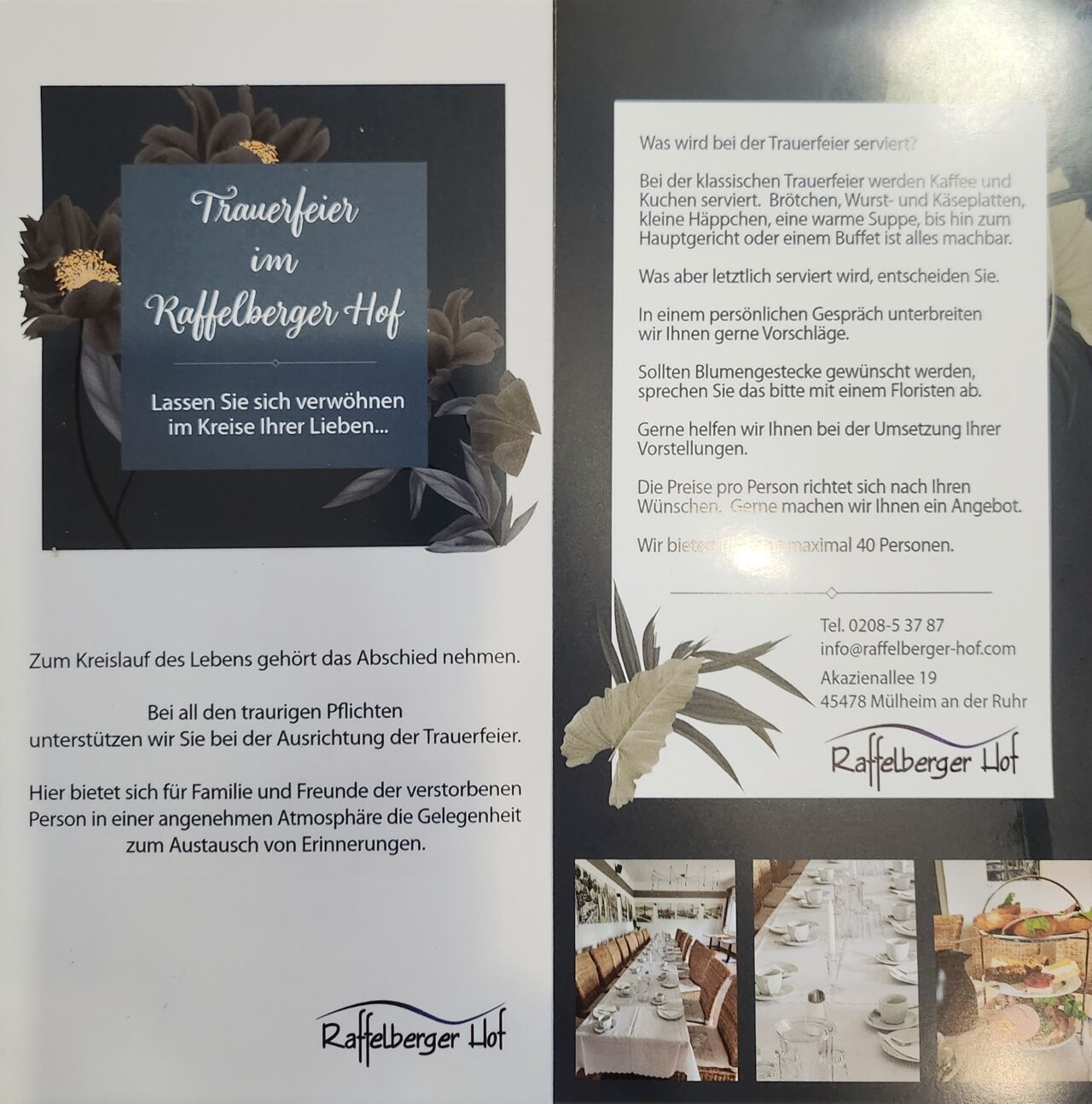 Veranstalltungen / Trauerfeiern
