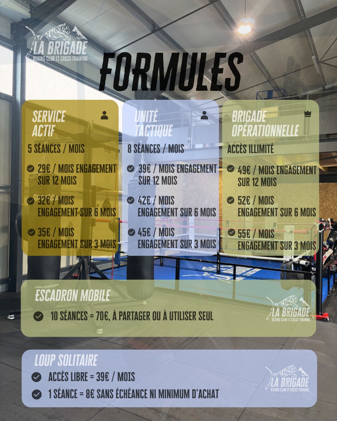 Les formules 