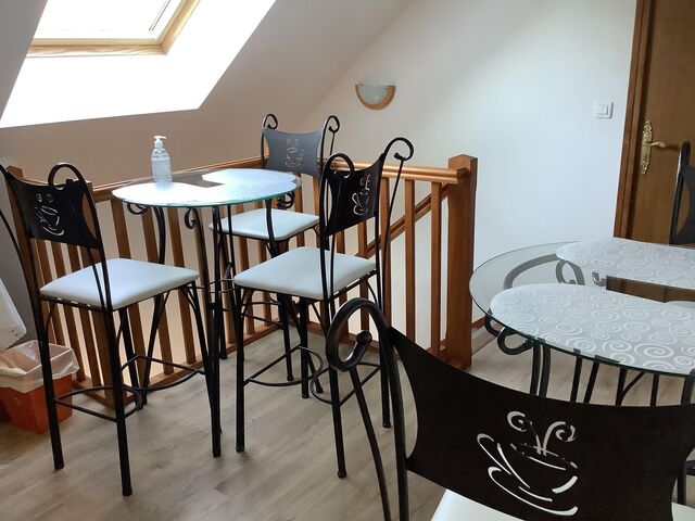 Coin petit déjeuner chambres