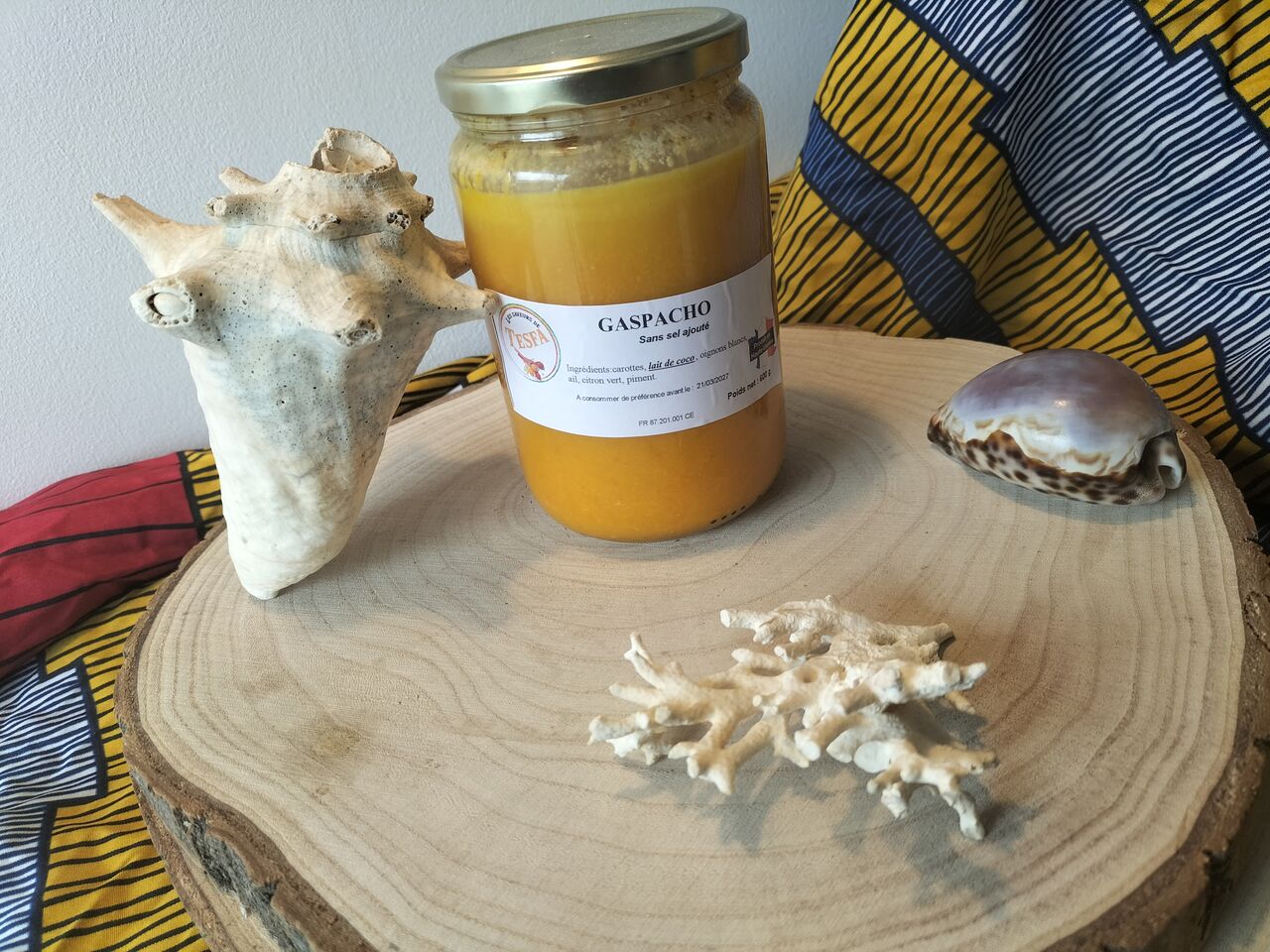 Gaspacho carottes citron