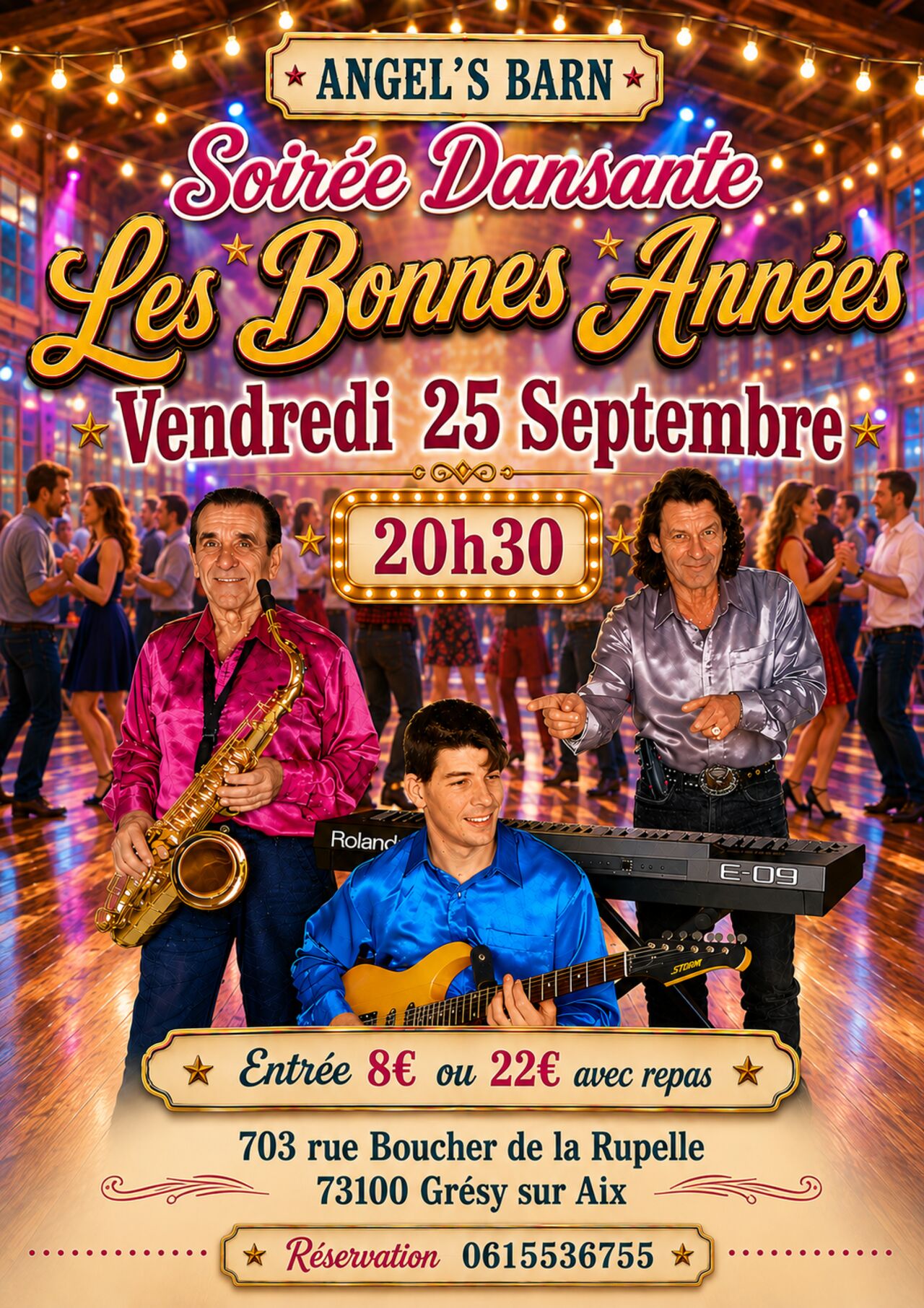 VENDREDI 25 SEPTEMBRE : SOIREE DANSANTE LES BONNES ANNEES