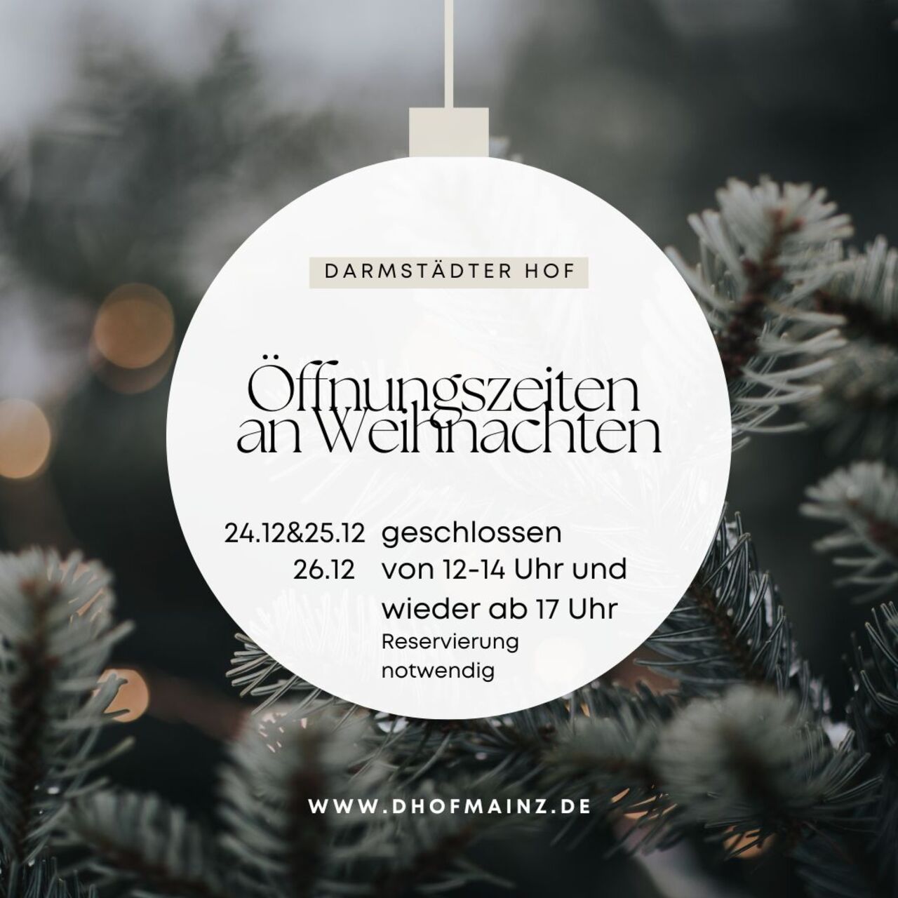 Weihnachten im DHof