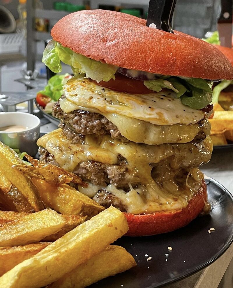 Le Triple Burger Du Chef 