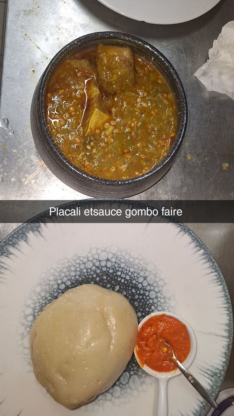 Placali et sa sauce Gombo