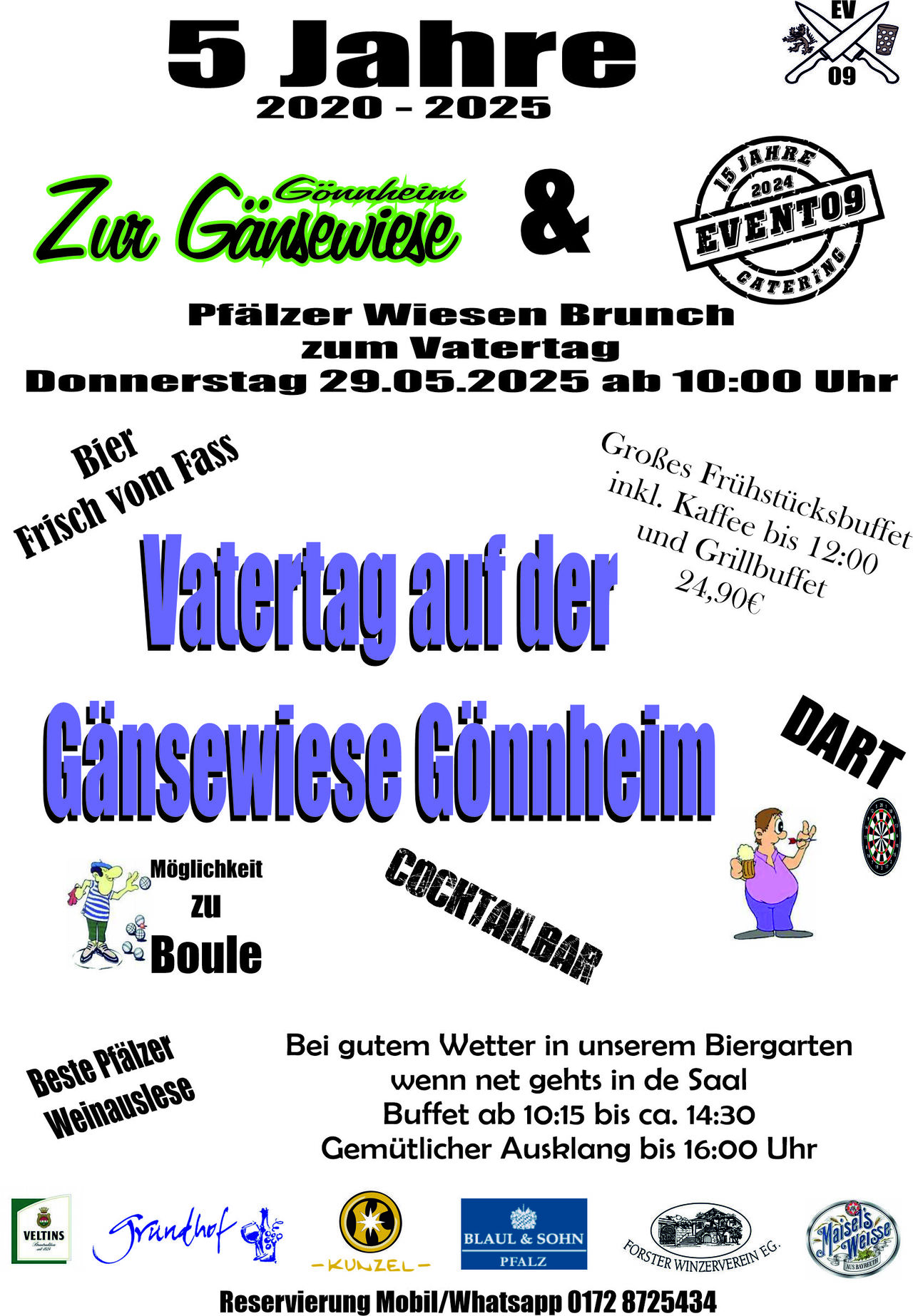 Vatertag & 5 Jahre Gänsewiese mit EV09