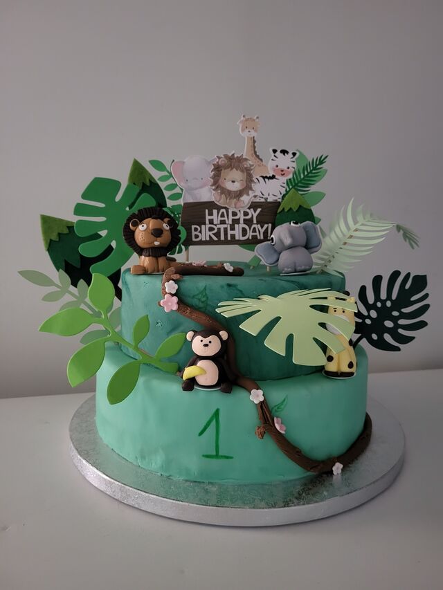 Gâteau jungle