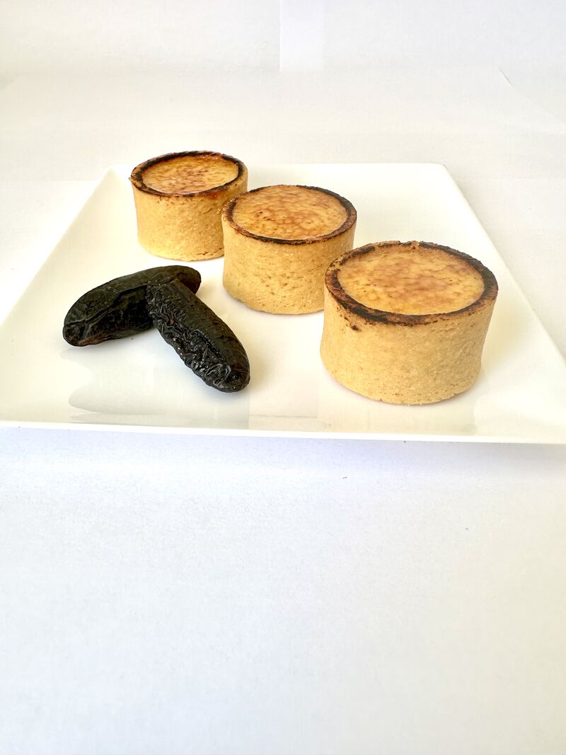 Mini tartelette crème brûlée à la fève de tonka