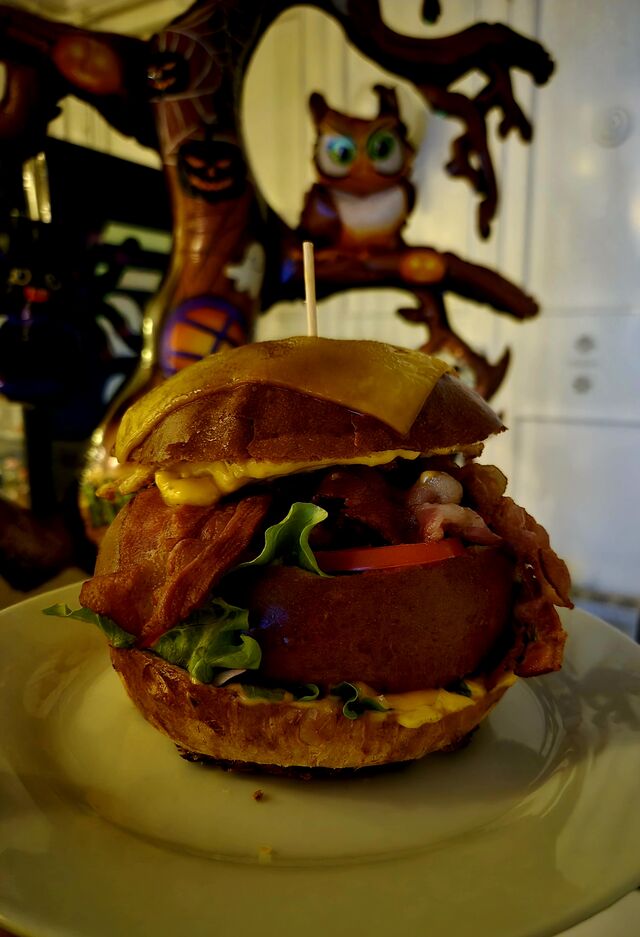 Dupla húsos Burger Bacon