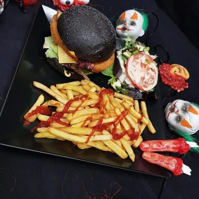 Notre burger édition limité Halloween!