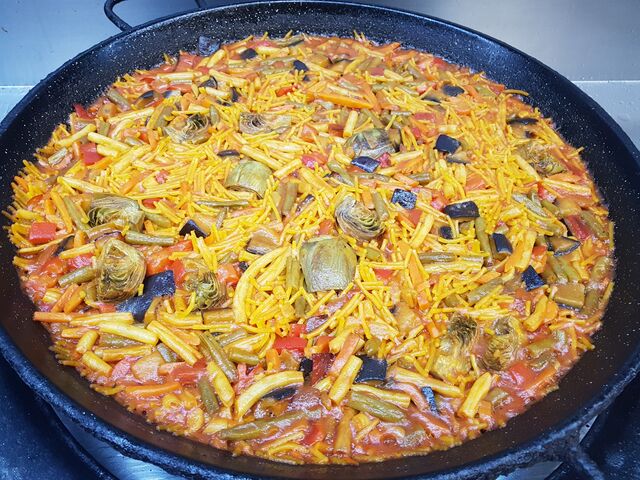 FIDEUA DE VERDURAS