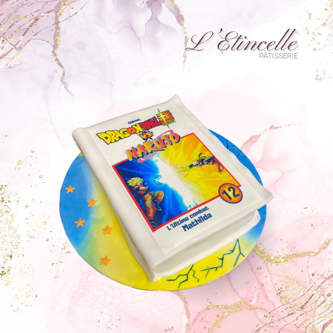 Gâteau Livre Dragon Ball Vs Naruto