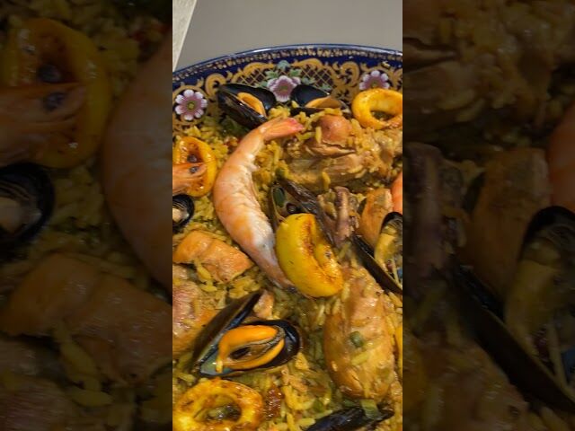 Paella aux fruits de mer