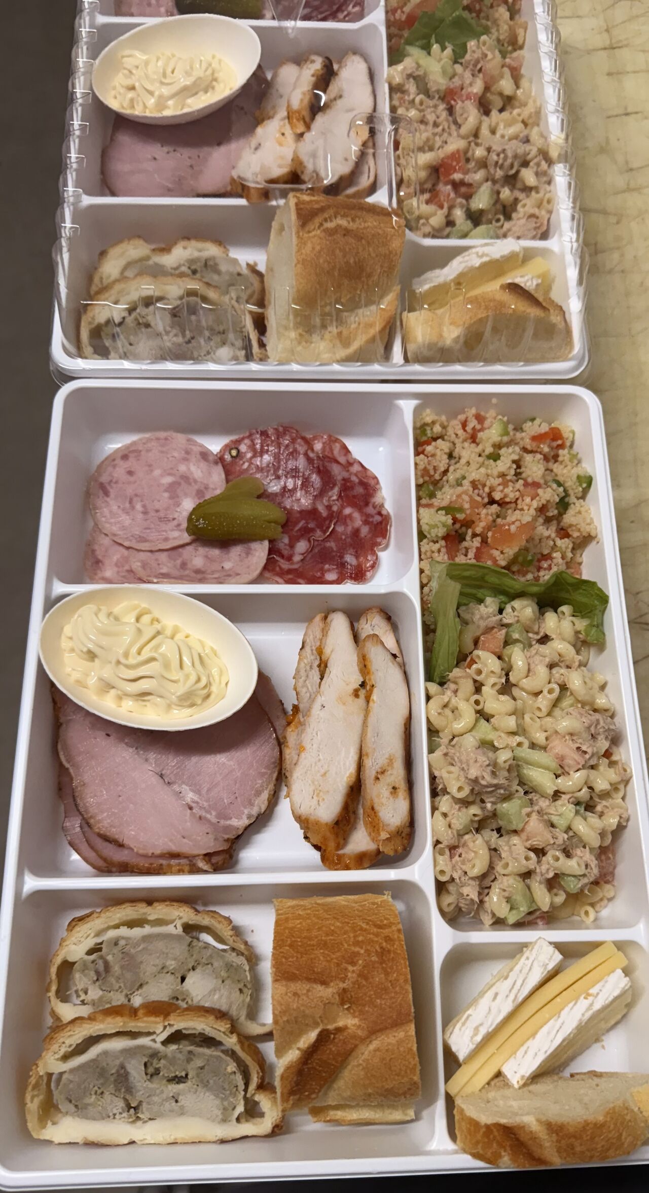 Plateaux repas