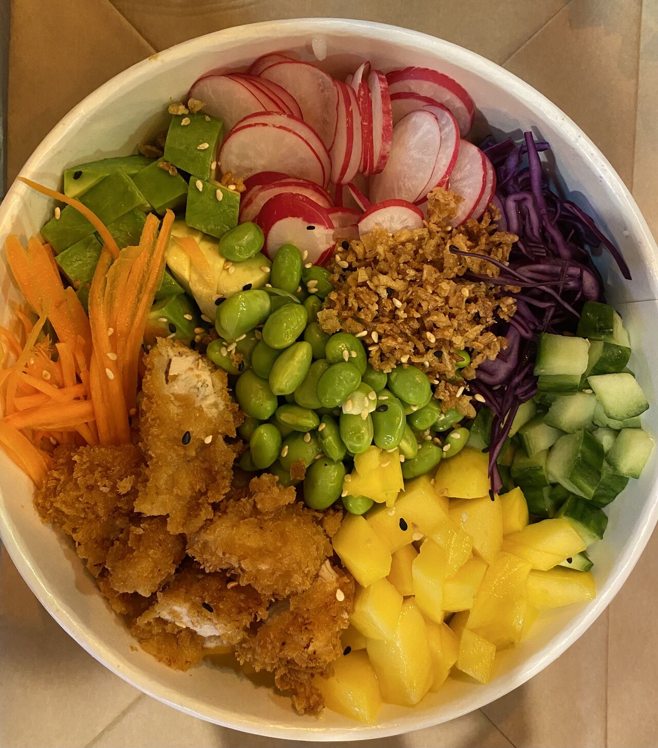 Poke bowl au poulet 
