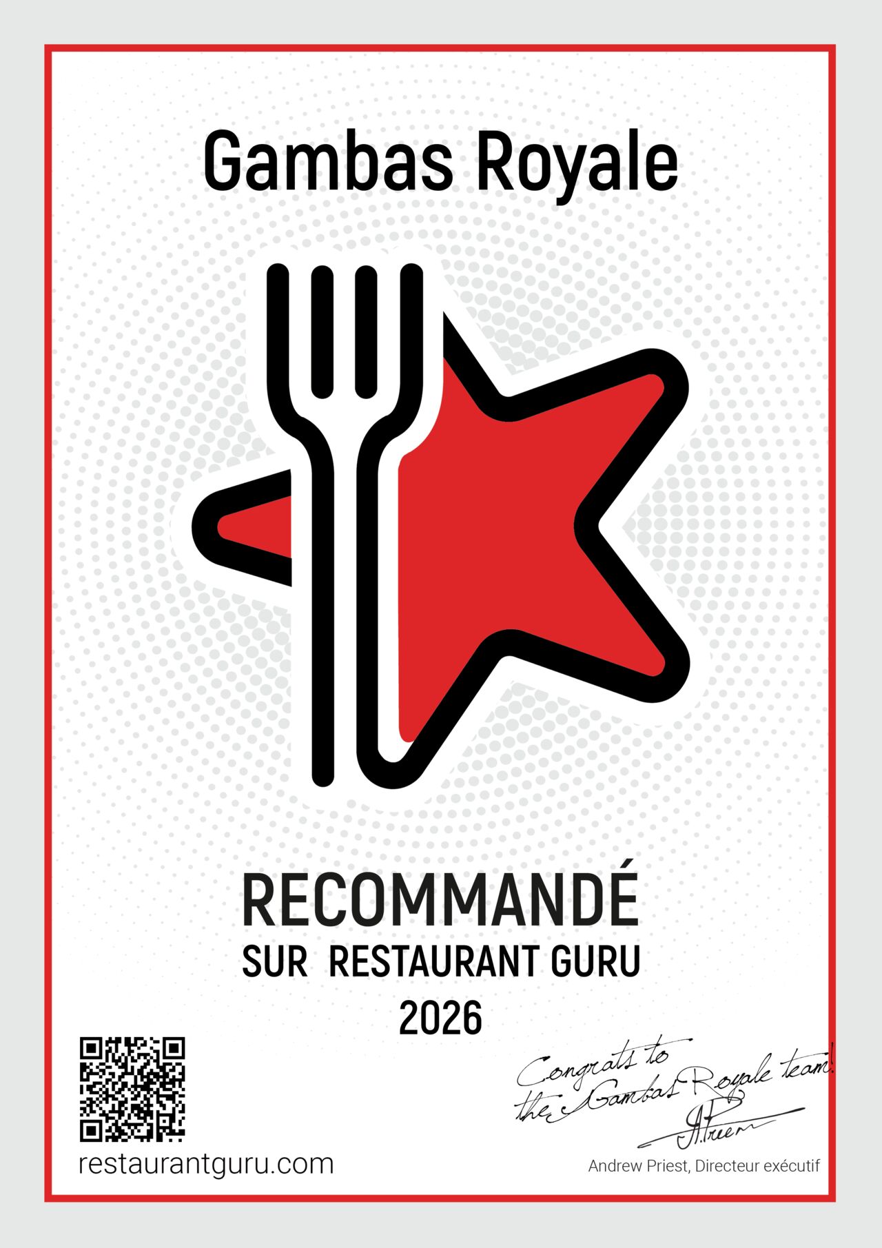 Recommandation !