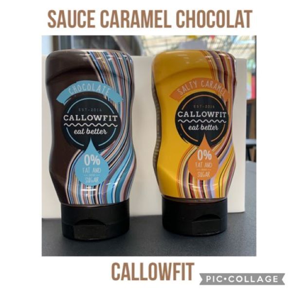 Sauce caramel chocolat Callowfit disponibles en boutique !
