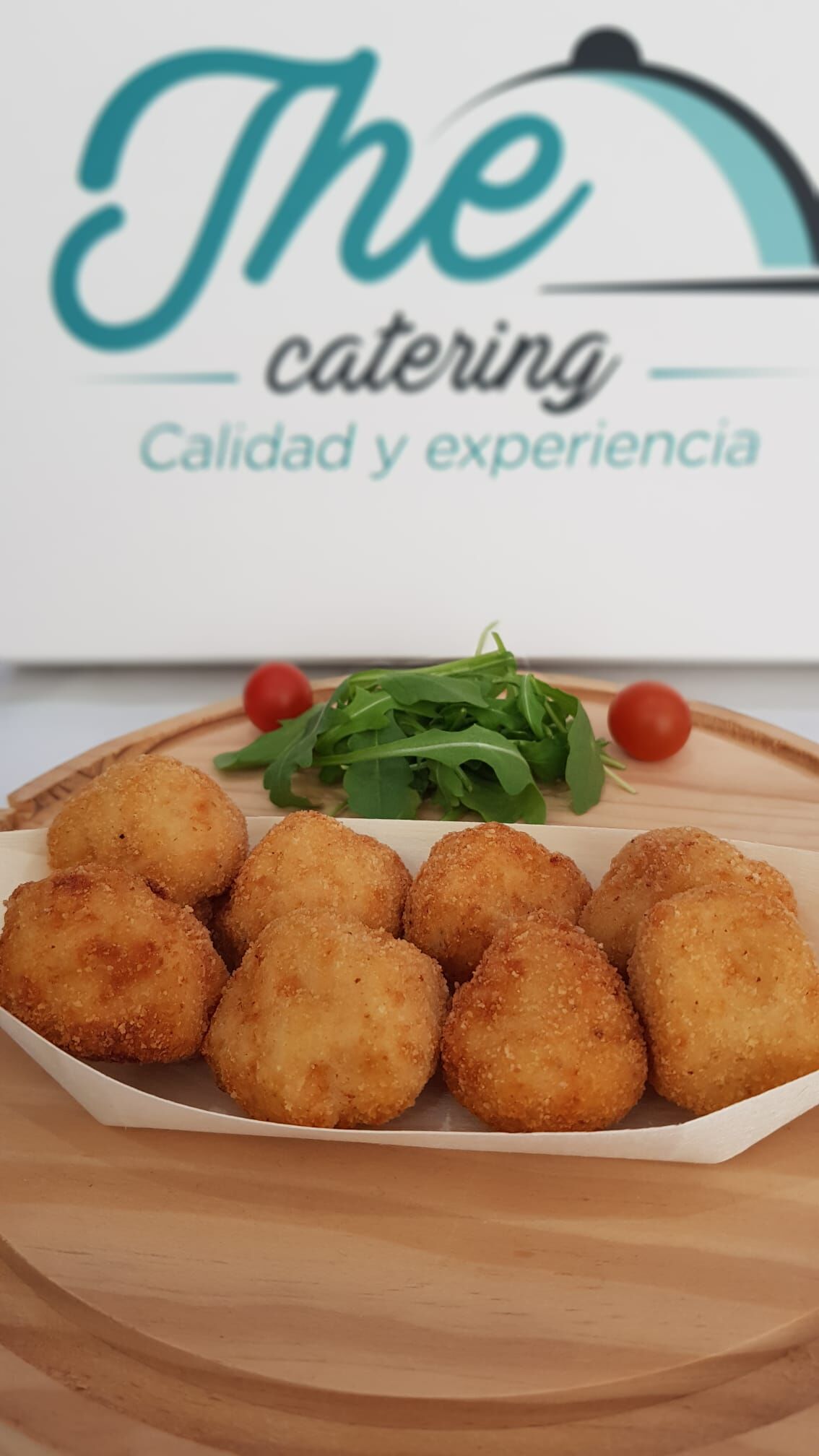 Croquetas caseras de pollo y boletus