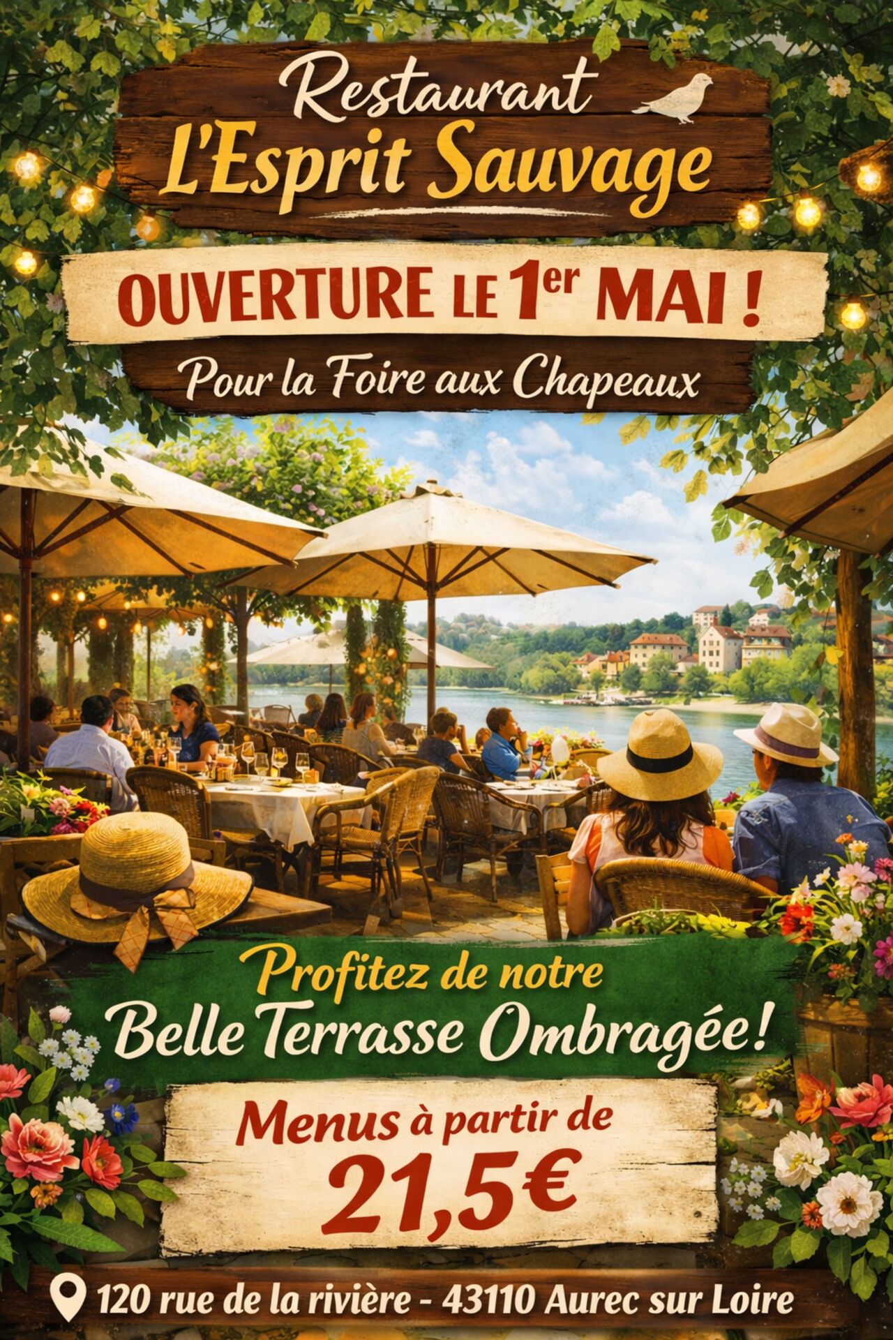 1er mai l'esprit Sauvage est ouvert