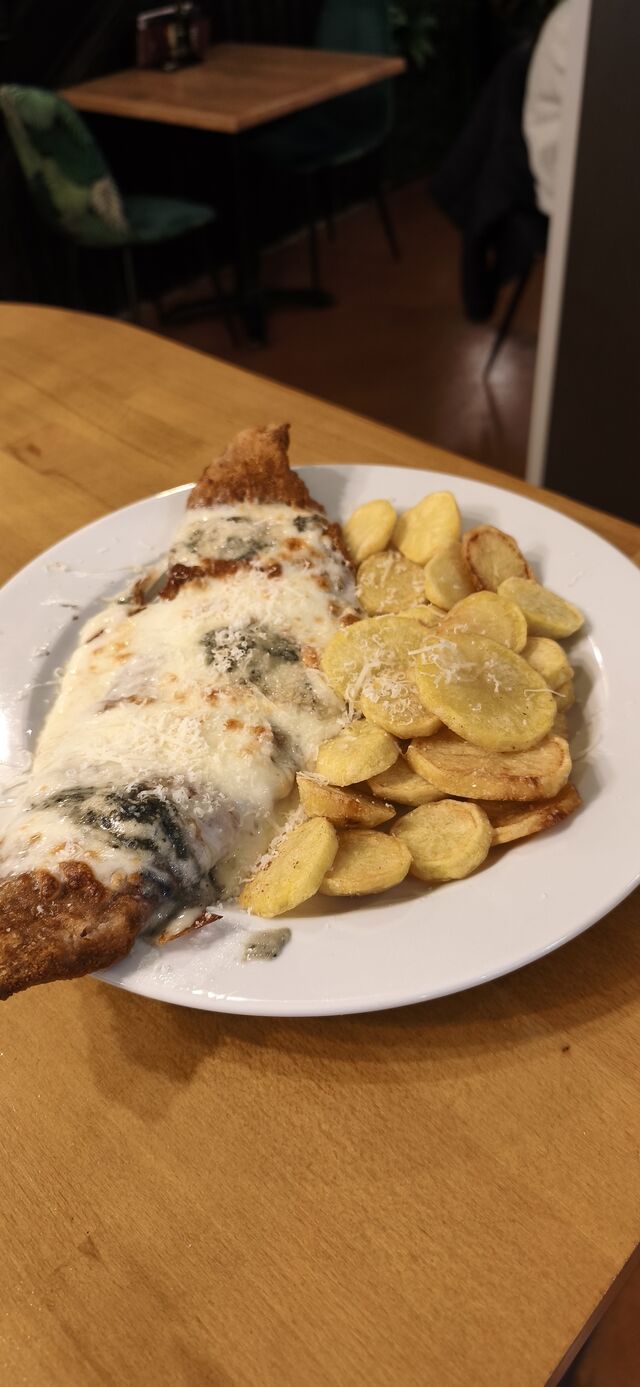 Milanesa cuatro quesos