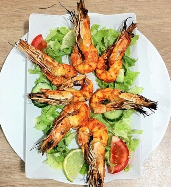 Gambas Tandoori ( cuites au four)