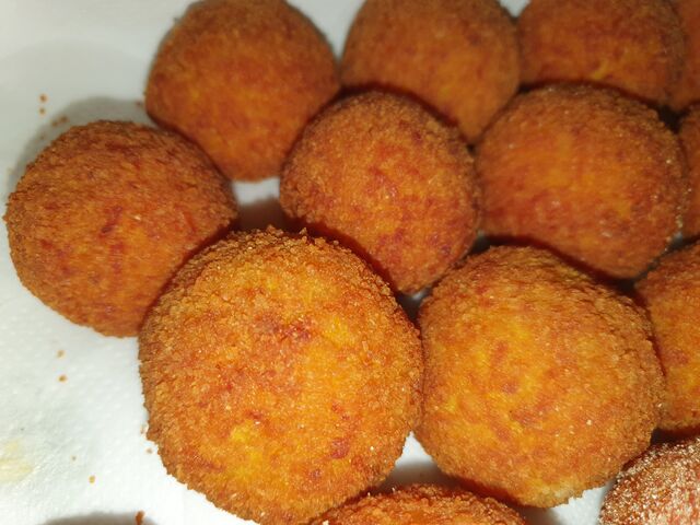 ARANCINI SAFRAN ET MOZZARELLA, cuisinés à l'italienne