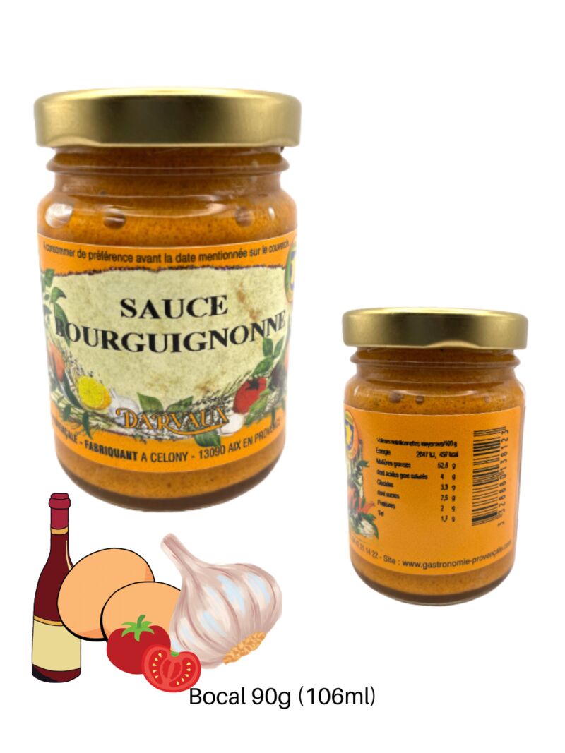 SAUCE BOURGUIGNONNE - 90g - 106ml
