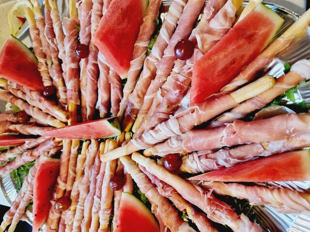 Grissini mit Prosciutto die Parma