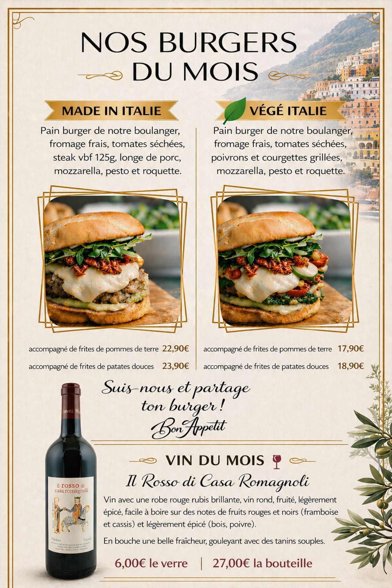 Dès le 29 Avril, venez découvrir nos burgers du mois :